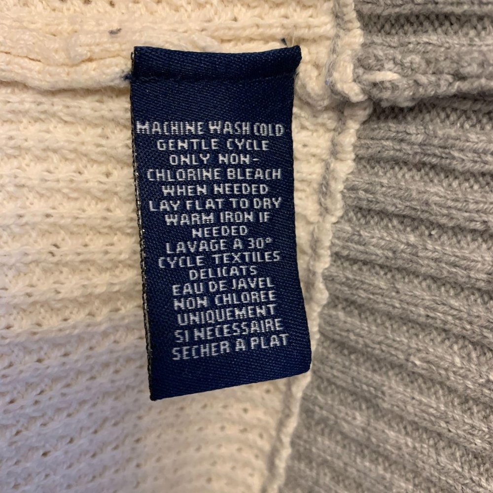 Ralph Lauren Chaps Collegiate Full Zip Cardigan - Picture 7 of 9